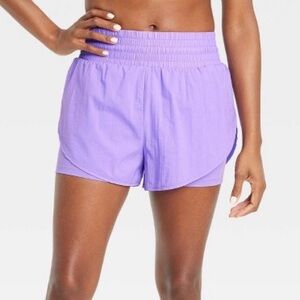 NWOT Target All In Motion Women’s Translucent Tulip Shorts 3.5” in Violet